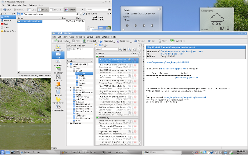 KDE 4.3rc2, Skulpture, QtCurve