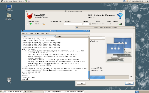 FreeBSD a fungujuca Wifina.