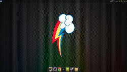 Xfce 4.10 + Rainbow Dash