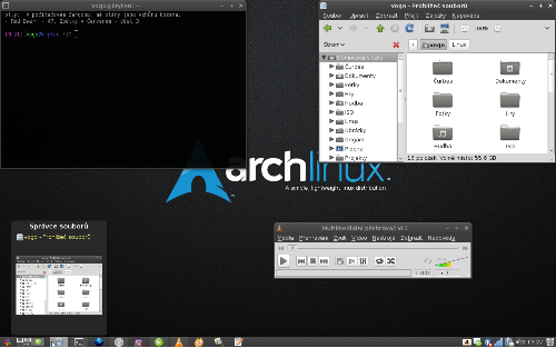 Gnome + Dockbarx + Compiz on Arch Linux