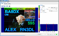 QSSTV, obrázek 1