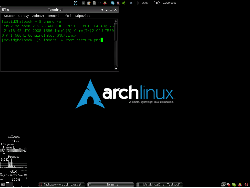 Archlinux  Dark Xfce4 update