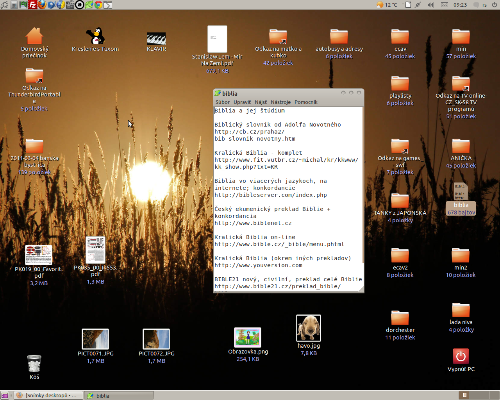 GNOME 2 v hnedej farbe