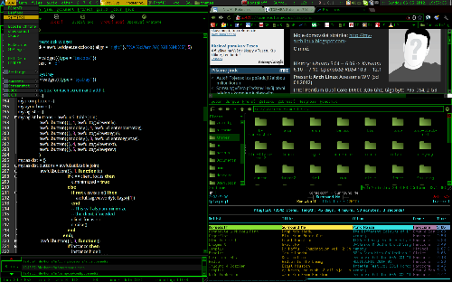 Arch Linux + Awesome WM 