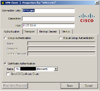 IPSec VPN z Linuxu na Cisco ASA 5500, obrázek 1