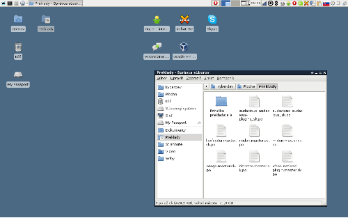 Xfce 4.8 na Fedore 16