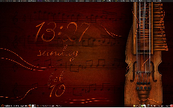 Gnome 2.20, wallpaperclock screenlet, conky