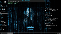 Gentoo + Openbox + Conky + xfzen blue + tint2