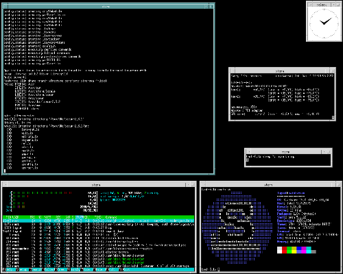 Starý dual Xeon, Slackware 15, mwm