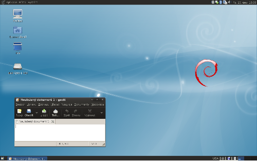 Debian Lenny s Dust theme
