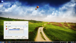 KDE 4.2.4 téma Transparent-grey
