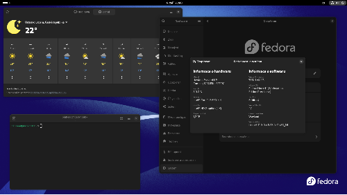 Fedora 41 a Gnome 47 alfa