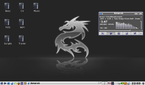 Kubuntu 8.04 KDE 3.5.1 na EEE 901