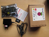 Raspberry Pi + zdroj + karta, obrázek 1