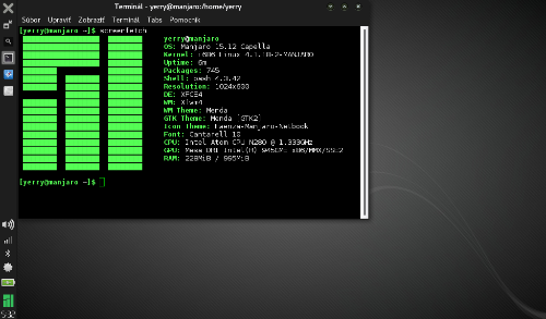 Manjaro Netbook Edition: automatický Arch