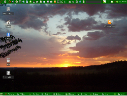 Xfce přírodní zelené (Debian)