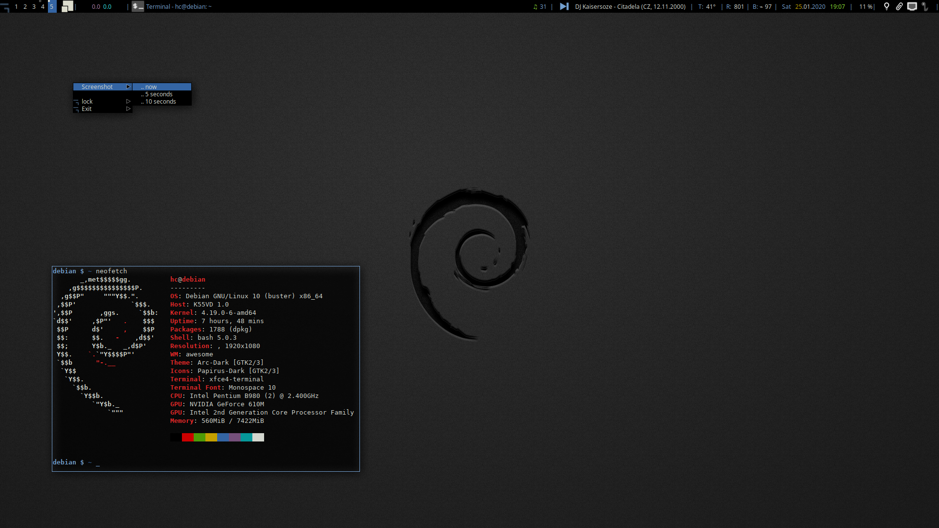 Debian commands