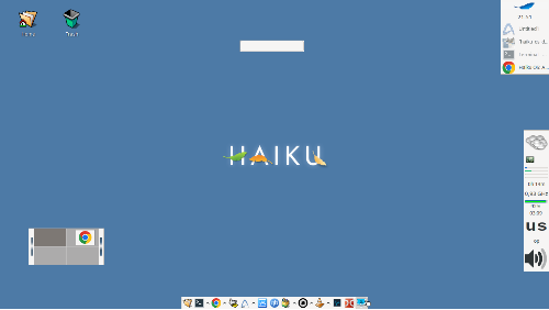 Xubuntu ako Haiku OS