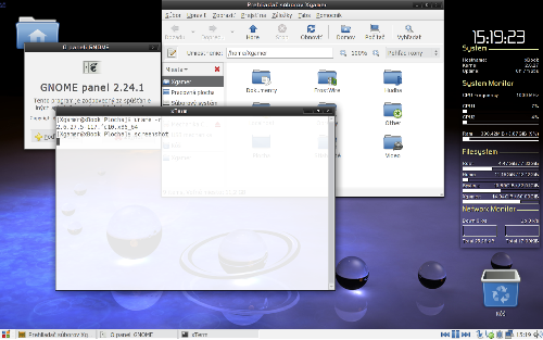 Fresh Fedora 10 + GNOME 2.24.1