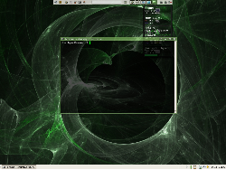 GreenClearlooks - Xfce 4.4.1 @ Xubuntu 7.10