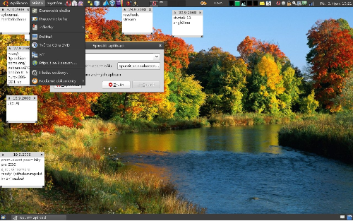 Linux Mint 5.0 + gnome 2.22.3 - Podzim