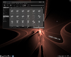 KDE 4.5.2 Monochromaticky