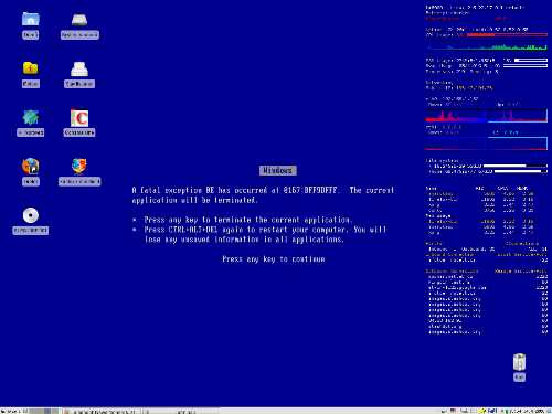 blue XFCE