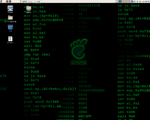 Mé Minimalistické Gnome na Desktop PC...