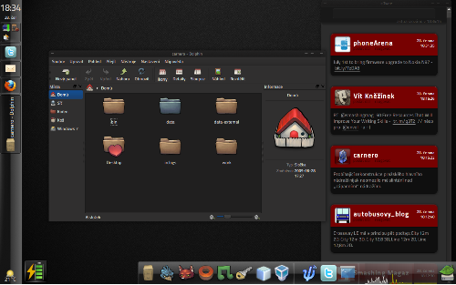 KDE 4.2 in Black