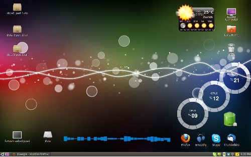 Lux's desktop - Ubuntu 10.04.3 LTS - TOTO JE DESKTOP!