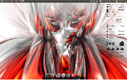 Ubuntu 10.04, Gnome, Conky, Cairo-dock