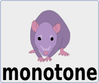 monotone, obrázek 1
