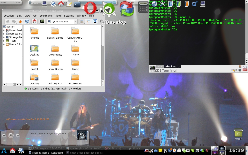 ArchLinux + KDEmod, Yakuake, Kooldock