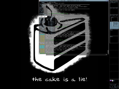 The cake is a lie!