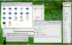 KDE-3.5.8 - plastik theme - OS-K icons