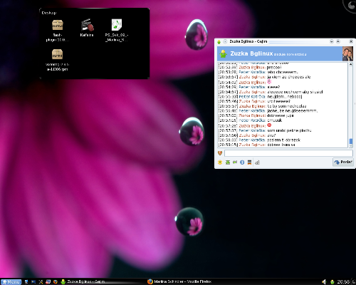 Čierna Mandriva KDE 4.1.3