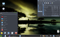 OpenSUSE11-KDE 4.1.3-pracovni notebook