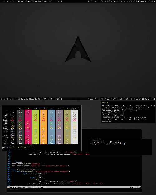 awesome3, archlinux