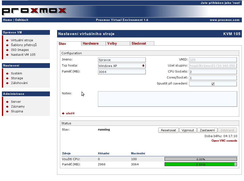 Proxmox Virtual Environment