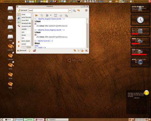 Ubuntu 7.10 - Gutsy Gibbon + Gnome 2.20