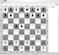 Šášek, můj Qt 4 program pro hraní šachu, obrázek 1