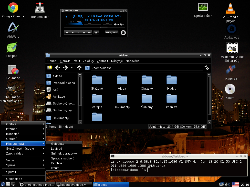 Fedora 15 Dark Blue