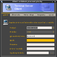 Možnosti vzdálené správy/plochy, obrázek 1