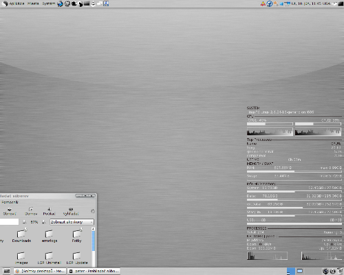 GNOME Brushed Aluminium