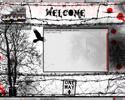 Black&Red&Grey Ubuntu
