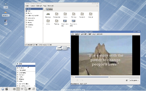 Linux with life power of Zen