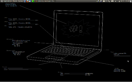 Ubuntu 10.04 + conky