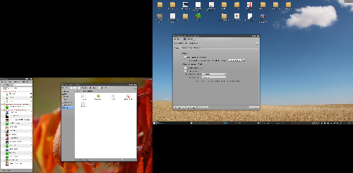 Ubuntu 12.04 netbook, 2 monitory