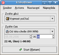 KShutDown, obrázek 1