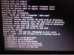 Kernel panic